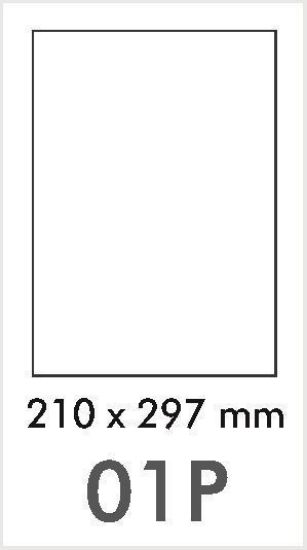 Picture of NovaJet Multipurpose Label HM 01P - 210 x 297 WOD - MPLHM01P