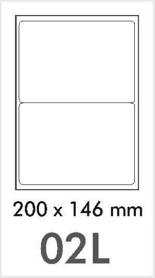 Picture of NovaJet Multipurpose Label 02L-200 x 146 WR - MPL02L
