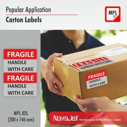 Picture of NovaJet Multipurpose Label 02L-200 x 146 WR - MPL02L