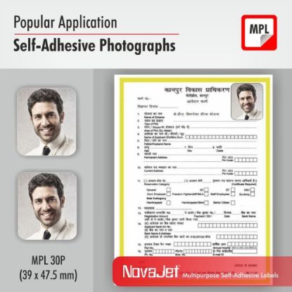 Picture of NovaJet Multipurpose Label 30P - 39 x 47.5 WR - MPL30P