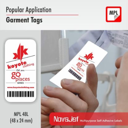 Picture of NovaJet Multipurpose Label 48L-48 x 24 WR - MPL48L