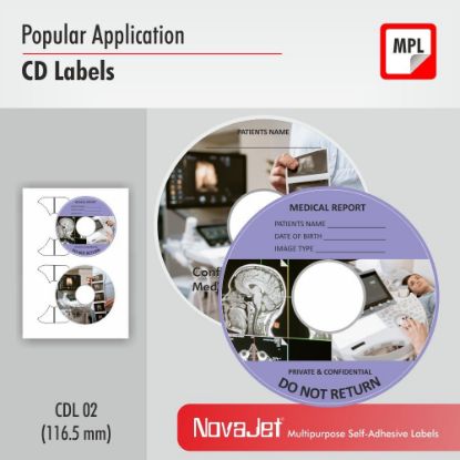 Picture of NovaJet Multipurpose Label CDL 02 - 116.5 WM