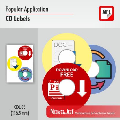 Picture of NovaJet Multipurpose Label CDL 03 - 116.5 WR