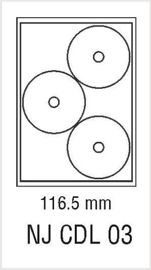 Picture of NovaJet Multipurpose Label CDL 03 - 116.5 WR