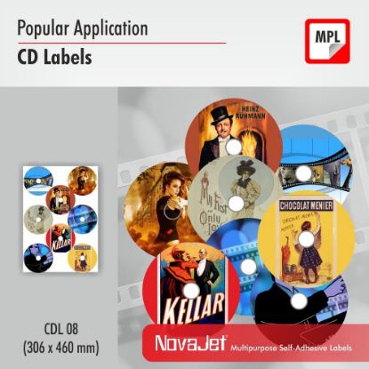 Picture of NovaJet Multipurpose Label CDL 08 - 118 WM