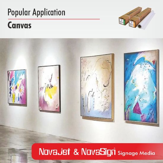 Picture of NovaSign Artistic Gloss White Canvas 375 WC (AGC 375 WC)