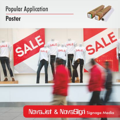 Picture of NovaSign PosterGloss High Tac PVC 100 SA (PGV 5214 HT)