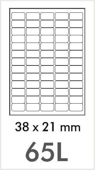 Picture of NovaJet Multipurpose Label Everyday 65L - 38 x 21 WR