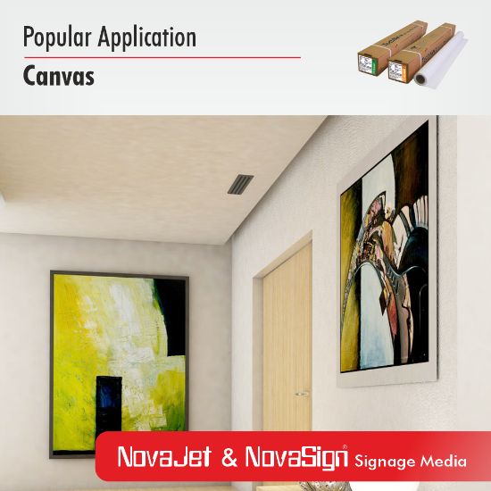 Picture of NovaSign Coated Matte Canvas 380 PC (CMC 380 PC)