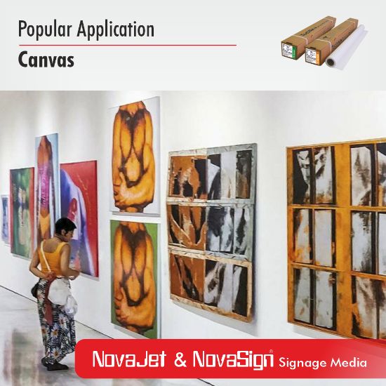 Picture of NovaSign Coated Matte Canvas 380 PC (CMC 380 PC)